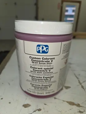 Ppg 088625007383 Customer Colourant Concentrate V 96-22 Quindo Violet 946ml 1 Quart