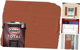 Ppg1063-7 Ppg 396909 Total Exterior Paint 128 Fl Oz Pack Of 1 Satin Glidden Ancient Copper