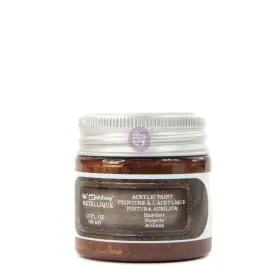 967840 Prima Marketing Inc Finnabair Metallique Acrylic Paint - Hazelnut Multicolored