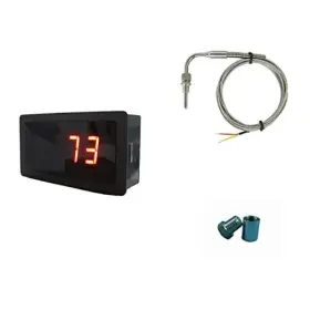 Uskc1000 Procon Technology Ltd Red Led Gauge With Exhaust Gas Temperature Egt Sensors And Weld Bund Combo Kit