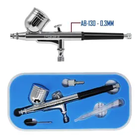 Psipro 749212925472 1/5hp Airbrush Compressor With Gravity Dual-action And Hold #3