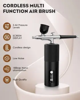 Rexley 726960249913 Airbrush Kit With Compressor - For Nails 48psi Screen Display Air Br #3
