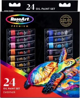 83403 Roseart Premium Oil Paint - Set 24 Colors 1 Count Pack Of Color
