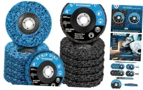 Pgp-20240820 Rotesonne Pack Strip Discs 4 Inch Stripping Wheel For Angle Grinder Clean 12 X 5/8
