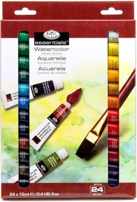 245873 Royal & Langnickel And Wat24 Watercolor 0.4 Fl Oz Pack Of 24 Multicolored
