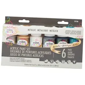 297586 Rust-oleum Craft Acrylic Paint Kit 2 Fl Oz Pack Of 6 Multicolor