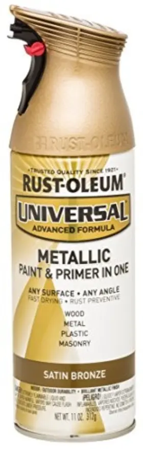 314560 Rust-oleum Universal All Surface Metallic Spray Paint 11 Oz Satin Br