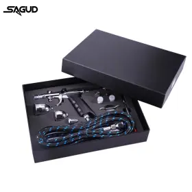 Sagud 726954705364 Airbrush Gun Set Single Action Air Brush Pen 0.3mm With Extra 0.5 0.8 Mm Need #2
