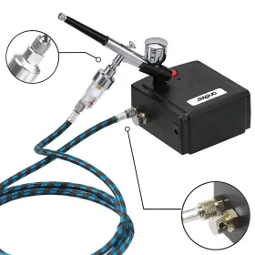 Sagud 750139182824 Professional Mini Airbrush Kit With Portable Compressor - Perfect For P #2
