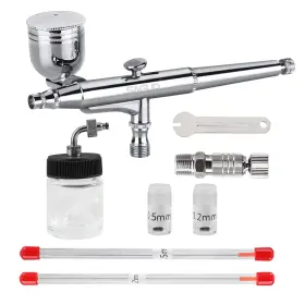 Sagud 761312325006 Airbrush Kit 0.3mm Dual-action Side Feed With A 1/3 Oz. Gravity Flui