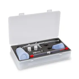 Sagud 761312325013 Airbrush Kit 0.3mm Dual-action Air Brush Gun With 20cc And 40 Cc Plastic Flui #2