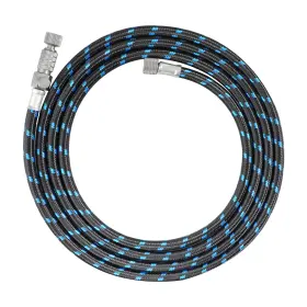 Sagud 761312325068 Airbrush Hose 6 Foot Braided Rubber With Standard 1/8 Size Fittings On B