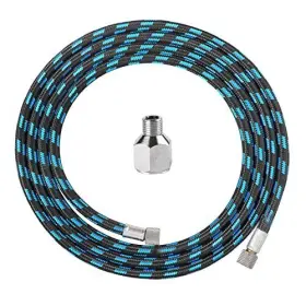 Sagud 781509454050 Airbrush Hose 6 Foot Nylon Braided Air With 1/8 Inch Size On Both End And Ad
