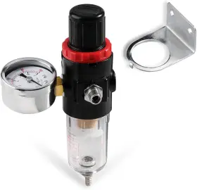 Afr-2000 Sagud Airbrush Compressor Air Pressure Regulator Mini Inline Filter Oil Water Tr