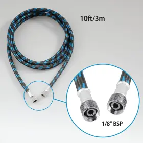 Sd-24354 Sagud Airbrush Hose 10 Foot Nylon Braided Air With 1/8 Inch Size On Both End #3