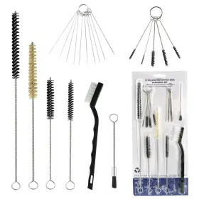 Sd-435-17 Sagud 17 Pcs Airbrush Spray Deep Cleaning Kit Maintenance Brush Set With Nylon Bris
