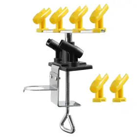 Sd-50 Sagud Airbrush Holder Clamp-on Style Air Brush Station Stand Kit 360 Rotate Holds