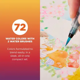 Xncw-72n Sakura Koi Studio Kit - Watercolor Sets For 1 Count Pack Of Assorted #2