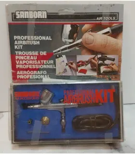 Sanborn 017565101844 Professional Airbrush Kit - Open Box Unused See Description