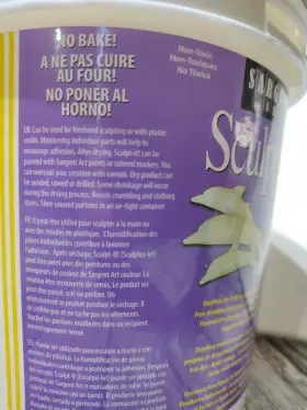 Sargent Art 042229220005 Sculpt It Air-hardening Sculpting Material Two Pounds #3