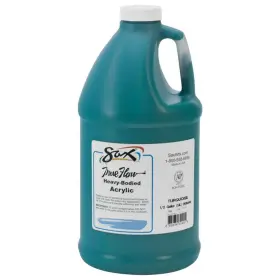 2019440 Sax Heavy Body Acrylic Paint 1/2 Gallon Turquoise