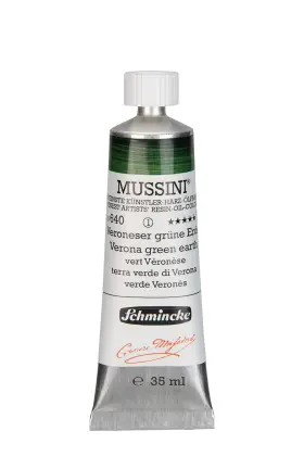 10640009 Schmincke - Mussini Finest 1.18 Fl Oz Pack Of 1 640 Verona Green Earth
