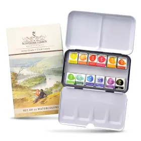 Sch-water-12 Schpirerr Farben 0.41 Fl Oz Pack Of 1 Light Yellow Orange Red Deep Crimson