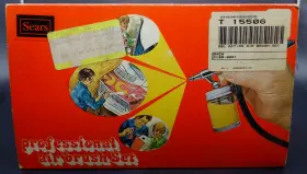 T15506 Sears Vintage Professional Air Brush Set Original Box