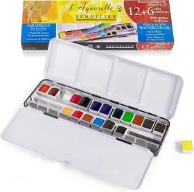 10-131617 Sennelier French Artists Watercolor Metal 9.76 Ounce Pack Of 1 Multicolor