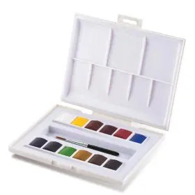 10-131680-00 Sennelier La Petite Aquarelle 12 Half Pans 4.8 Ounce Pack Of 1 Multicolor