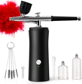 Jz03 Shinchie Airbrush Kit With Compressor - Model New