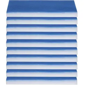 Sq-0022-01 Shooshine 10pcs Air Filter Set Compatible With Airbrush Spray Booth Blue White