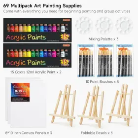 Shuttle Art 781454924622 69 Pack Acrylic Paint Set 1 Count Of #2