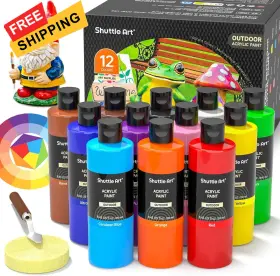 Otdap-12 Shuttle Art Outdoor Acrylic Paint Set 12 Colors Waterproof