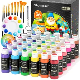 Otdap-36 Shuttle Art Outdoor Acrylic Paint Set 36 2 Fl Oz Pack Of Colors