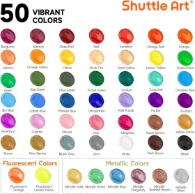 Sa-ap50 Shuttle Art Acrylic Paint 50 Colors 2 Fl Oz Pack Of #2