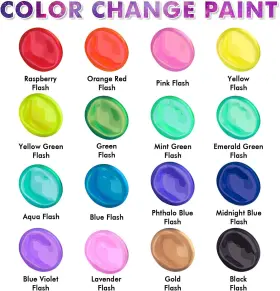 Sa-sap16 Shuttle Art Color Change Acrylic 2 Ounce Pack Of 16 Chameleon Colors #2