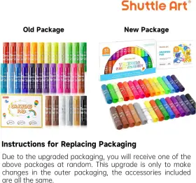Tps30 Shuttle Art 1 Tempera Paint Sticks 30 Colors 31 Piece Set With Drawing Pad #2