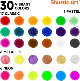 Tps30 Shuttle Art 1 Tempera Paint Sticks 30 Colors 31 Piece Set With Drawing Pad #3