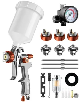 Sk100 Sicopro Lvlp Paint Sprayer Gun Air For House Painting Guns Auto