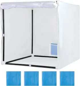Siebwin 711181074208 Airbrush Paint Spray Booth 30 30inch Portable
