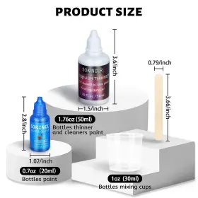 Sokinclr 757158562637 Airbrush Paint - Perfect For Artists And Beginners Complete Water-based Air #3
