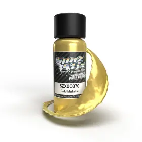 Szx00370 Spaz Stix Gold Metallic Airbrush Ready Paint 2oz Bottle