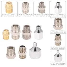 Speder 743815472791 Professional 7pcs Airbrush Adaptor Kit Fitting Connector Set For Air Compress #3