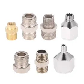 Speder 743815472791 Professional 7pcs Airbrush Adaptor Kit Fitting Connector Set For Air Compress