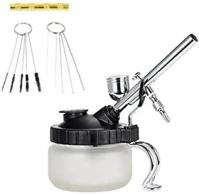 Spedertool 743815472777 4 Set Airbrush Cleaning Kit Pot With Air Filter Mat And Hol #3