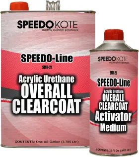 Smr-21 Speedokote High Gloss Urethane Clear Coat Smr-21/25 4 1 Gallon Automotive Paint
