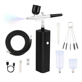 Spgrashope 737706906069 Cordless Portable Airbrush Kit 32psi High Pressure Re