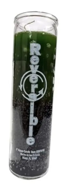 Staci19 880960330702 Reversible Double Action Green/black 2-color Candle