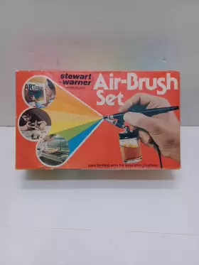 7820 Stewart Warner Vtg Rare Stewart-warner Air-brush Set Brush Painting As Is H6